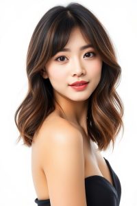 大塚美容室wiz lil whiteのミディアムスタイル｜大塚駅徒歩3分